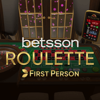 Betsson First Person Roulette game screenshot